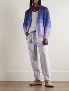 Isabel Marant - Ombré Brushed Mohair-Blend Cardigan - Purple