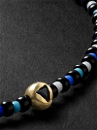 Luis Morais - Gold Sapphire Beaded Bracelet