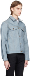 Naked & Famous Denim Blue Button Denim Jacket