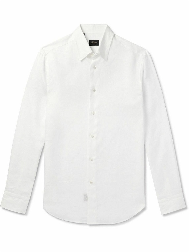 Photo: Brioni - Linen Shirt - White