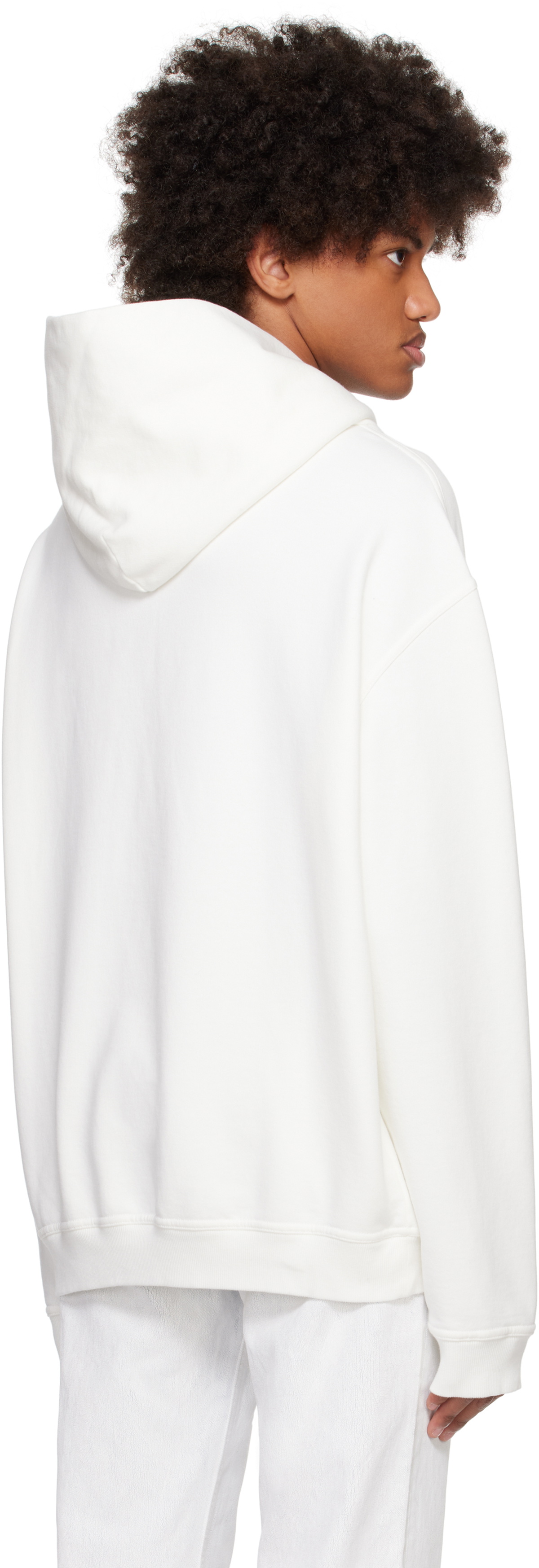 (送料・関税込)Maison Margiela Hooded sweatshirt white Supreme Men's MM6 Maison Margiela Foil Box Logo Hooded