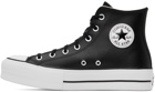 Converse Black Chuck Taylor All Star Lift Leather High Top Sneakers