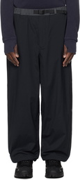 DAIWA PIER39 Black Tech Belted Extreme Trousers
