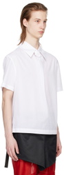 Olly Shinder White Vanishing Tie Shirt