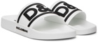 Dolce & Gabbana White Beachwear Slides
