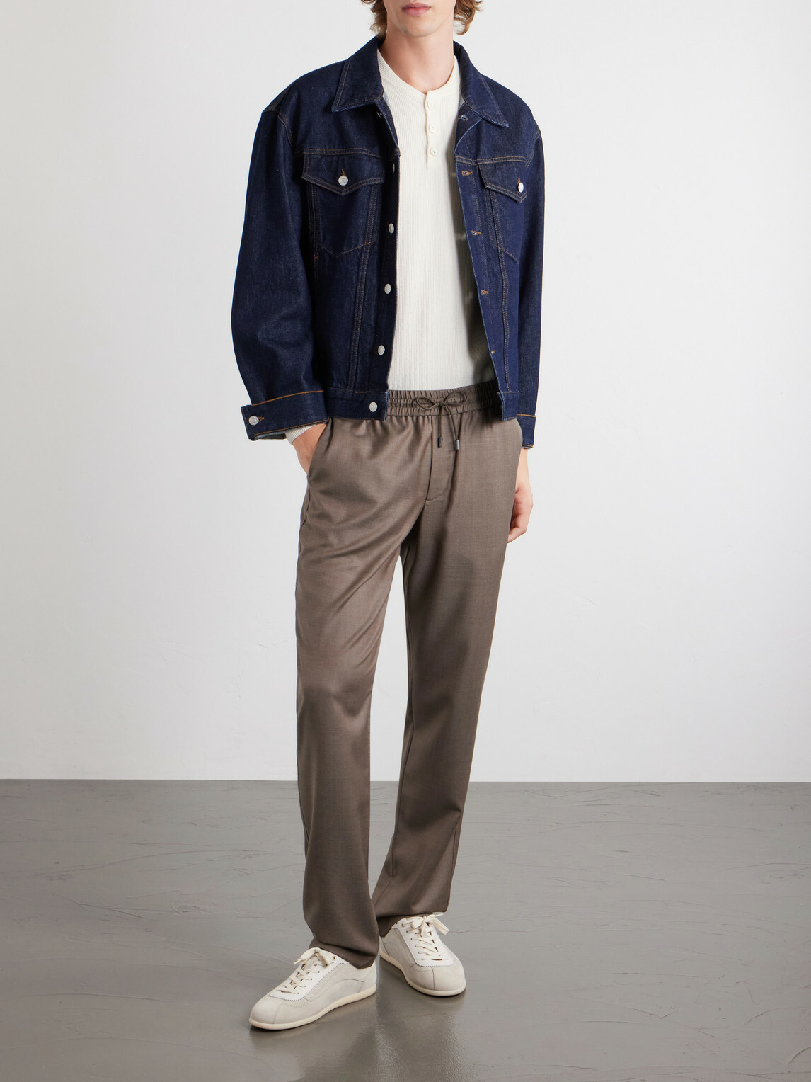 SEASE - Mindset Straight-Leg Cotton-Blend Corduroy Trousers - Brown