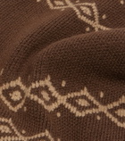 Magda Butrym Argyle wool hood
