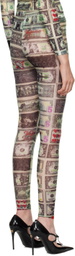 VAQUERA Multicolor Dollar Print Leggings