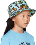 BAPE Kids Blue Baby Milo Mixed Fruit Bucket Hat