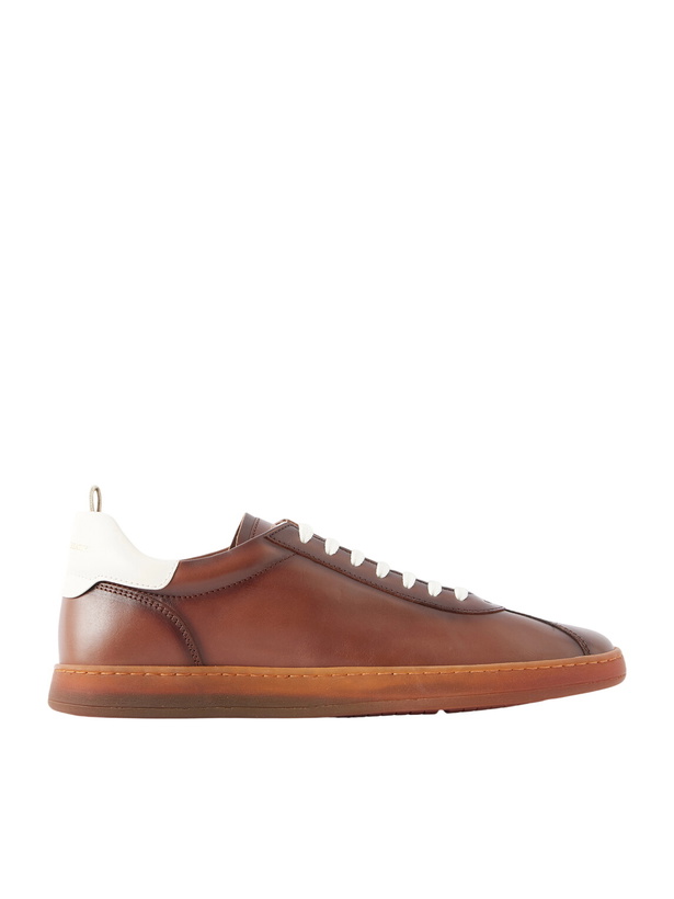 Photo: Officine Creative - Ginnasio 003 Leather Sneakers - Brown