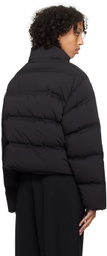 Alexander Wang Black Cropped Down Jacket