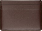 Jil Sander Brown Credit Card Holder