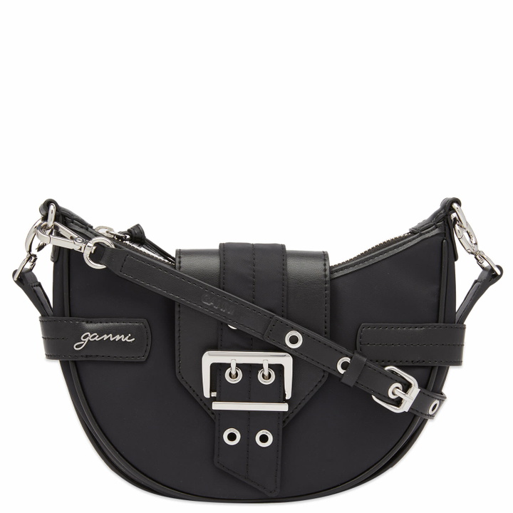 Photo: GANNI Women's Bucky Bag Small Crossbody Bag in Black 