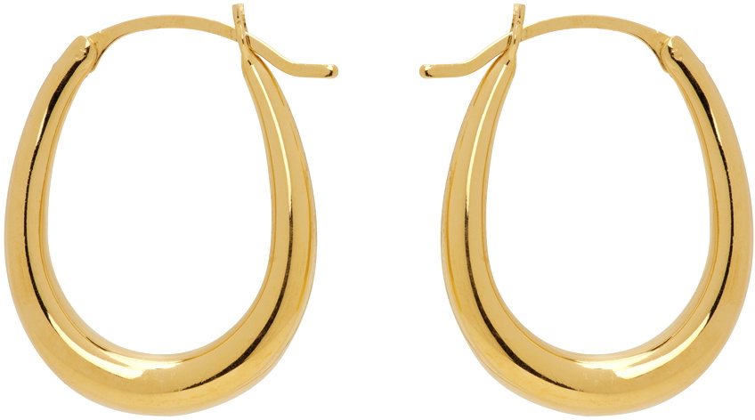 Sophie Buhai Gold Tiny Egg Hoop Earrings Sophie Buhai