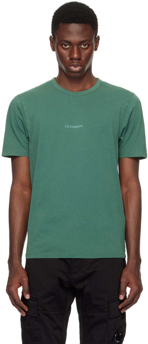 Photo: C.P. Company Green Printed T-Shirt
