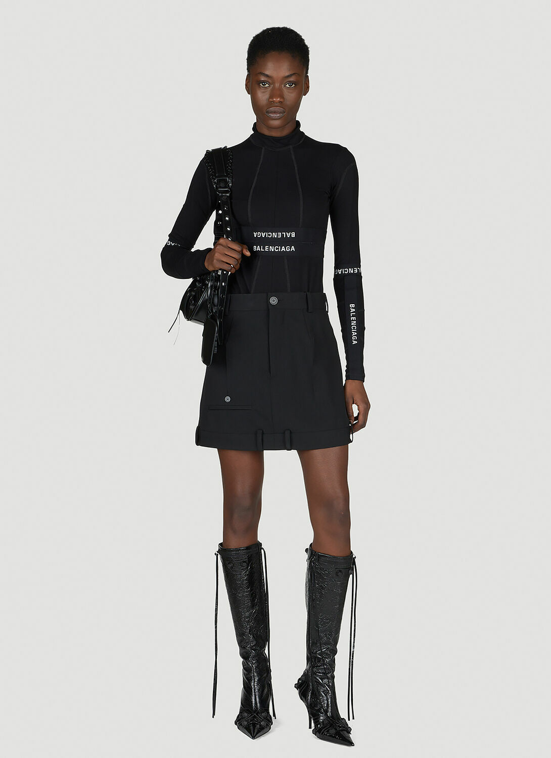Balenciaga Deconstructed Mini Skirt