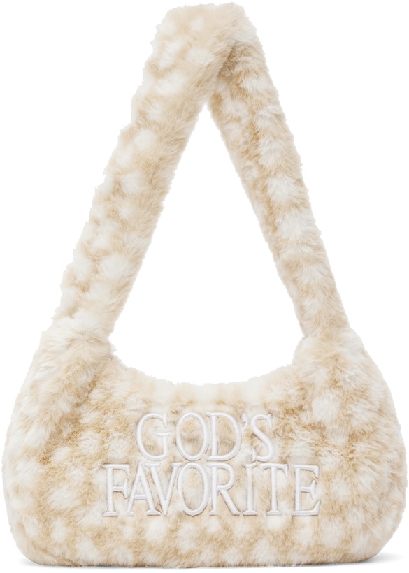 Photo: Praying Beige & White 'God's Favorite' Bag