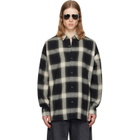 Fear of God ESSENTIALS Black & White Button Up Shirt