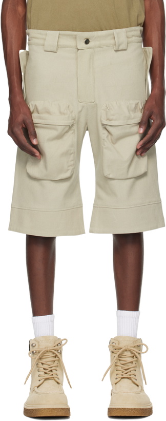 Photo: Tondolo Taupe Cargo Shorts