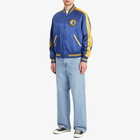 Polo Ralph Lauren Men's Letterman Lined Bomber Jacket in Charter Blue X