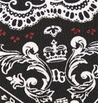Dolce & Gabbana - 7cm Printed Silk-Twill Tie - Black