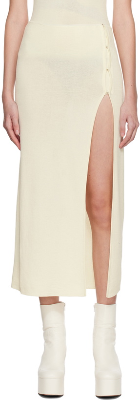 Photo: BEC + BRIDGE Off-White Sorrento Midi Skirt
