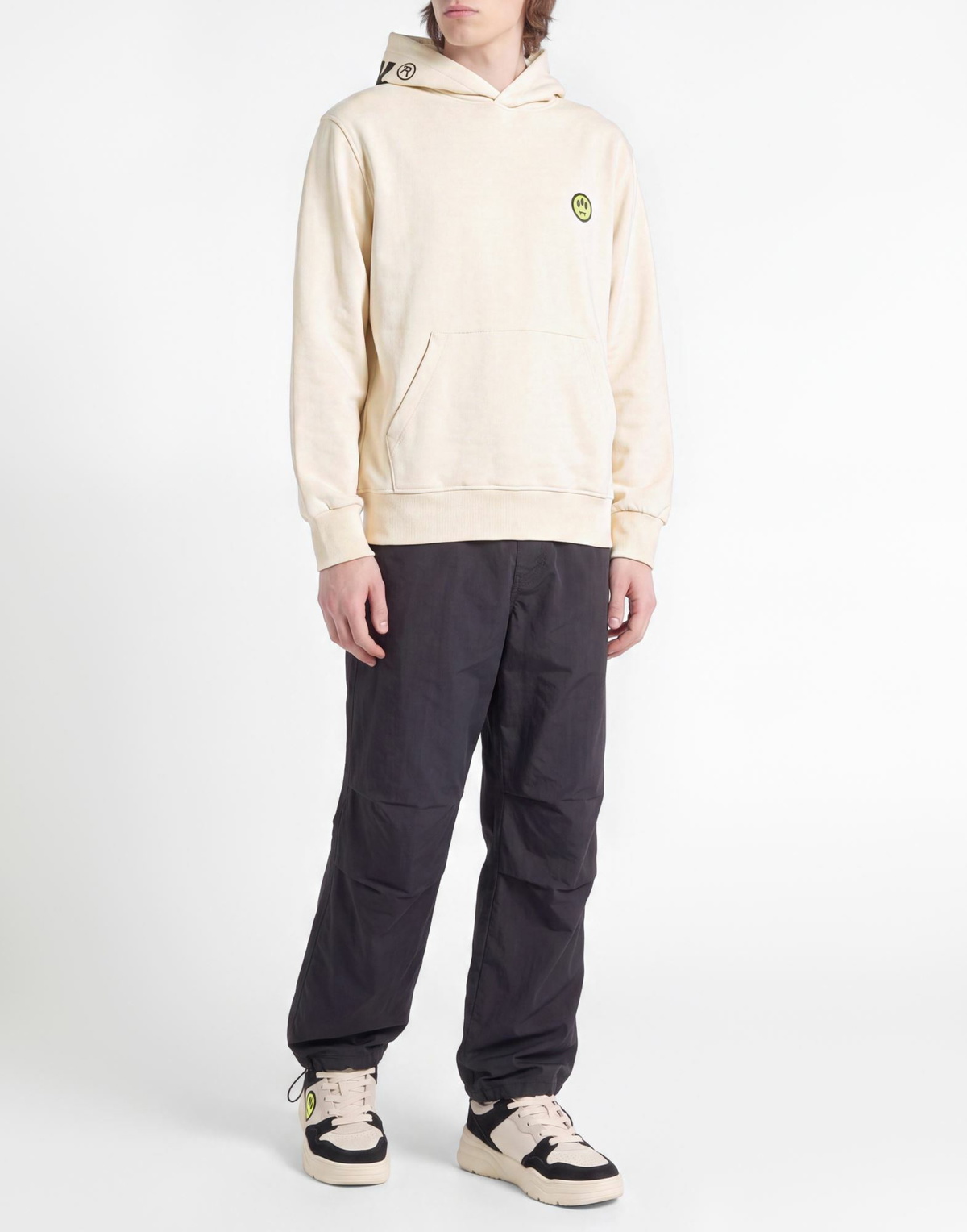 Barrow Mens Sweatshirt in Ivory