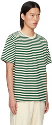 nanamica Green & Beige COOLMAX T-Shirt