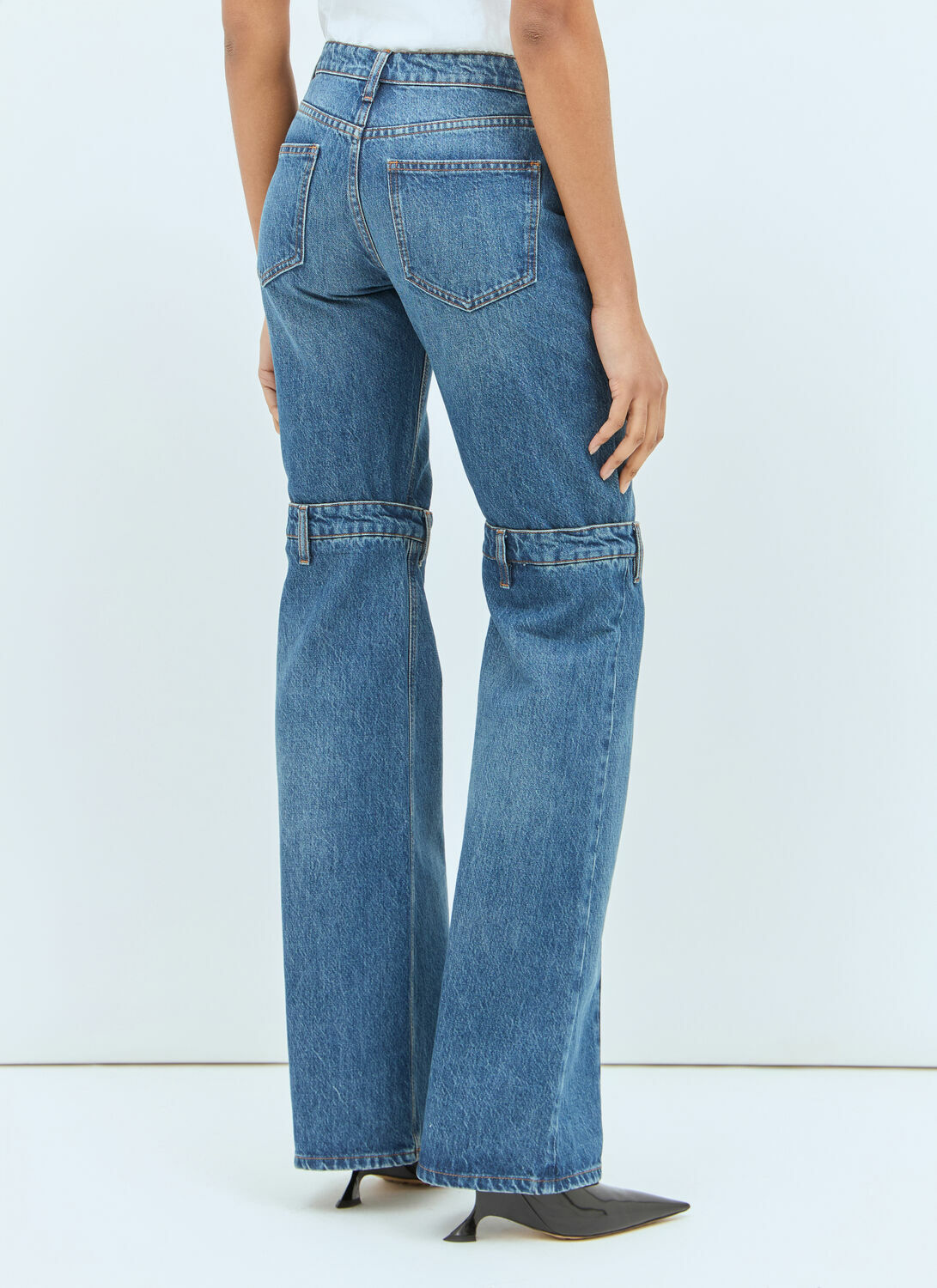 Coperni Open-Knee Jeans