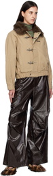 Andersson Bell Beige Ortega Washed Cotton Jacket