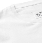 Maison Margiela - Appliquéd Cotton-Jersey T-shirt - Men - White