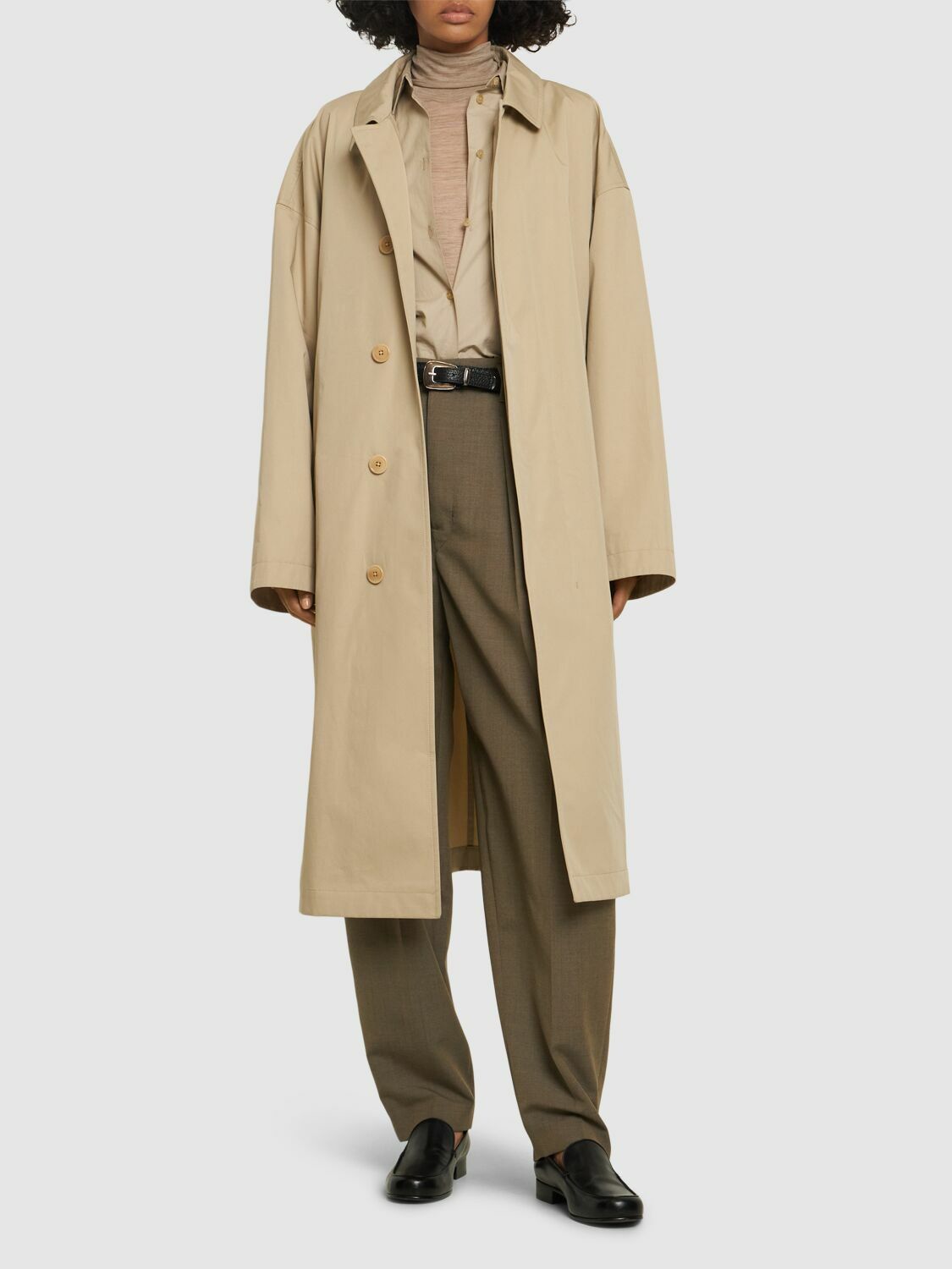 LEMAIRE - Long Cotton Overcoat Lemaire