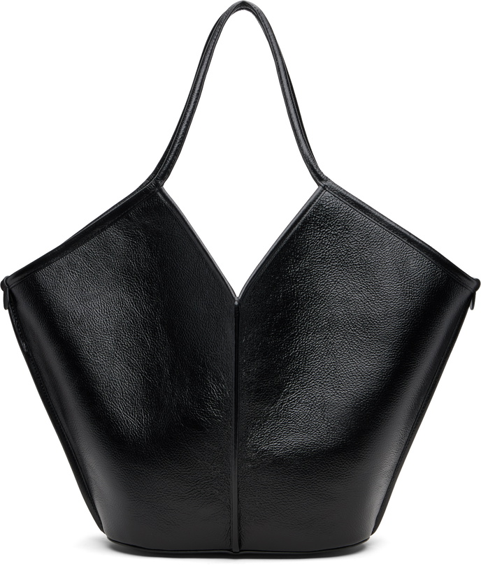 Photo: HEREU Black Calella Distressed Tote