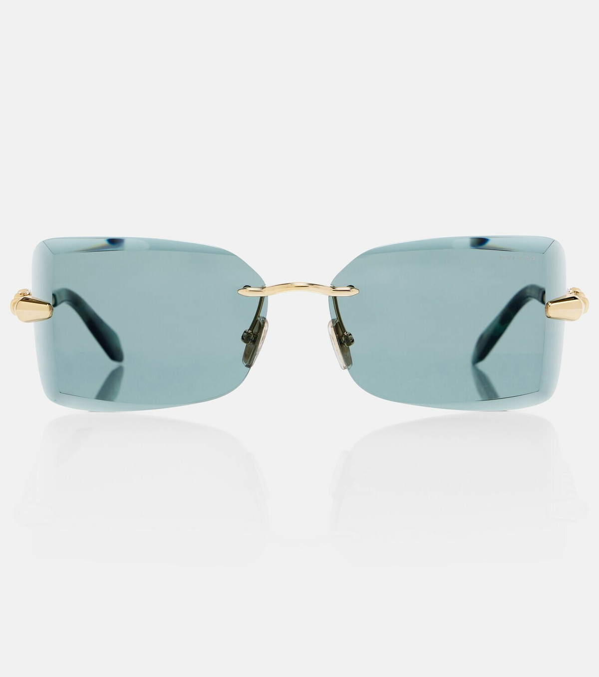 Bvlgari Serpenti Viper rectangular sunglasses