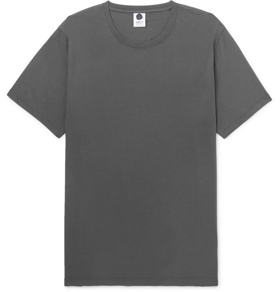 NN07 - Pima Cotton-Jersey T-Shirt - Men - Dark gray NN07