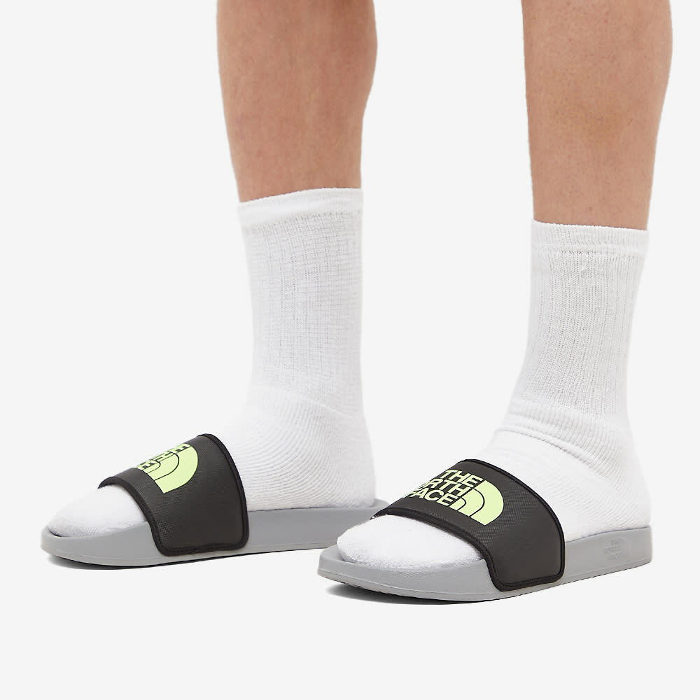 The North Face Men's Base Camp Slide in Meld Grey/Led Yellow The