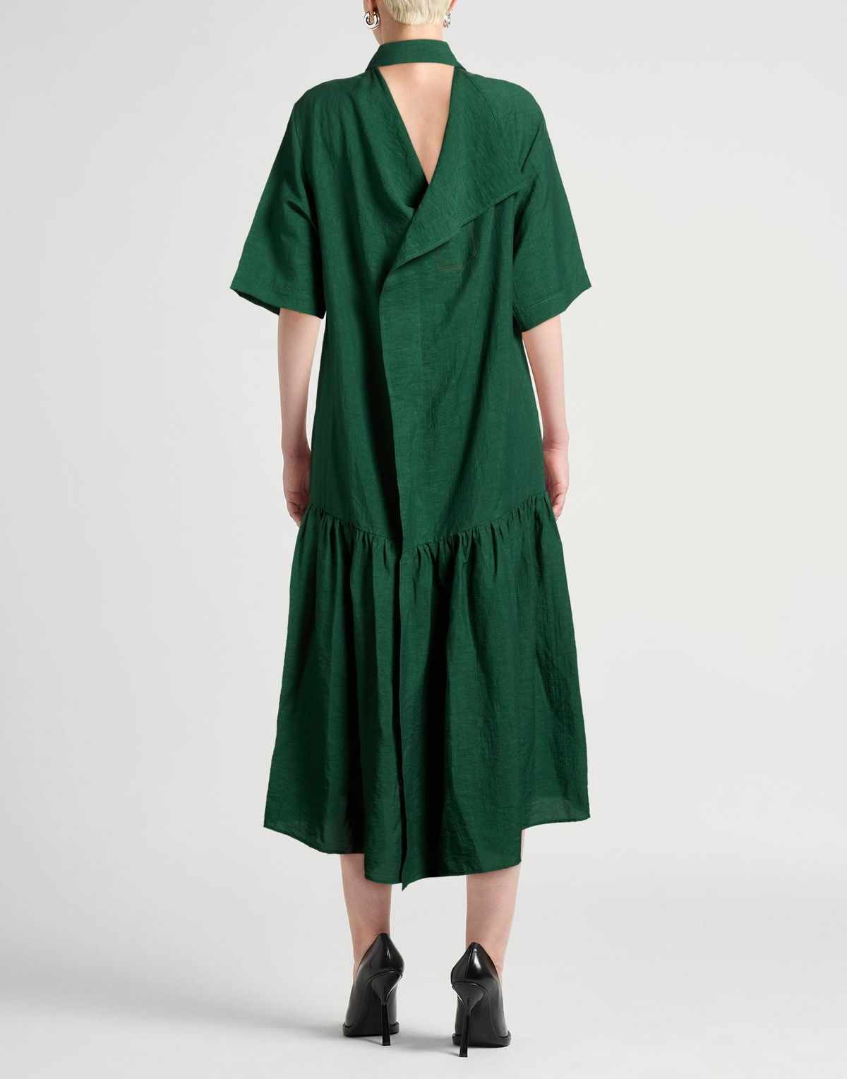 Uma Wang Womens Midi dress in Green