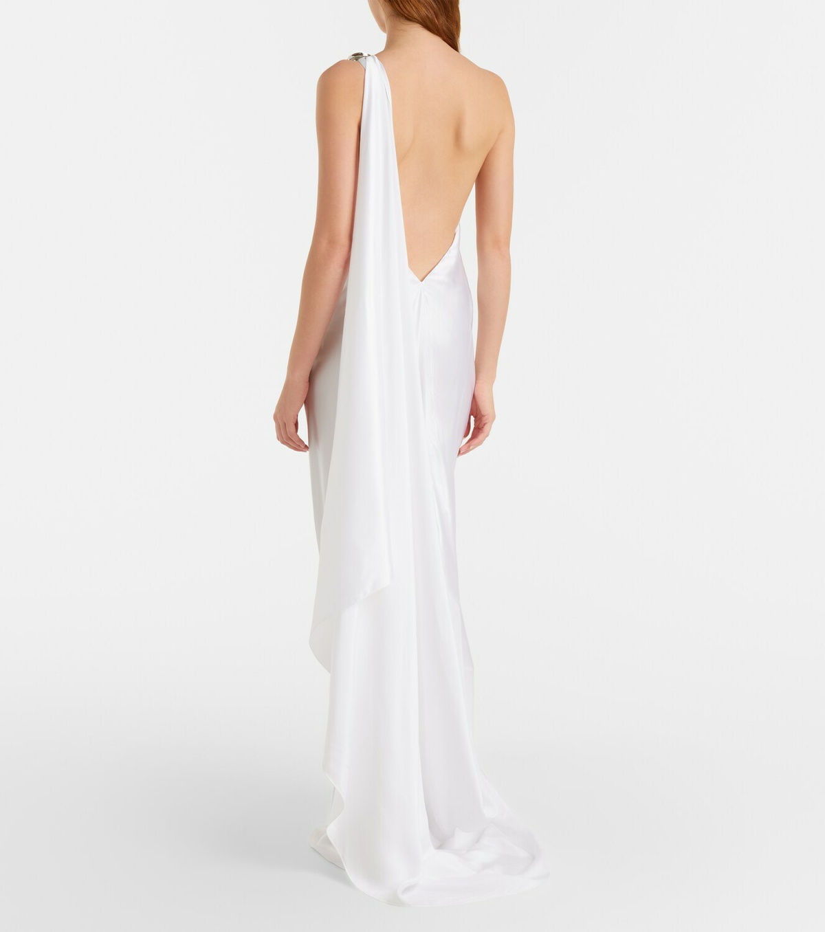 Ralph Lauren Collection Posie one-shoulder satin gown