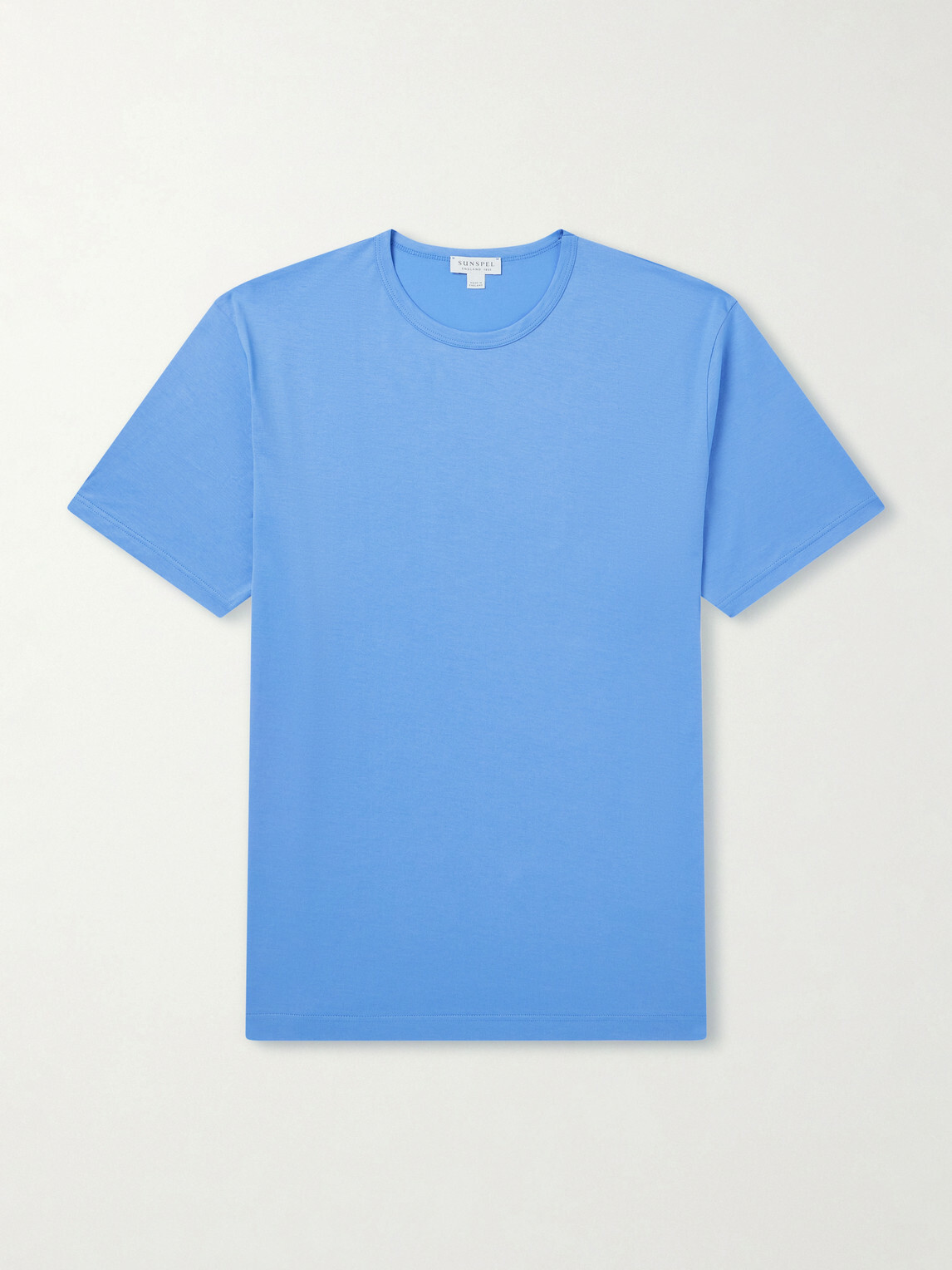 Sunspel - Slim-Fit Cotton-Jersey T-Shirt - Blue