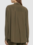 MATTEAU Long Sleeve Silk Shirt