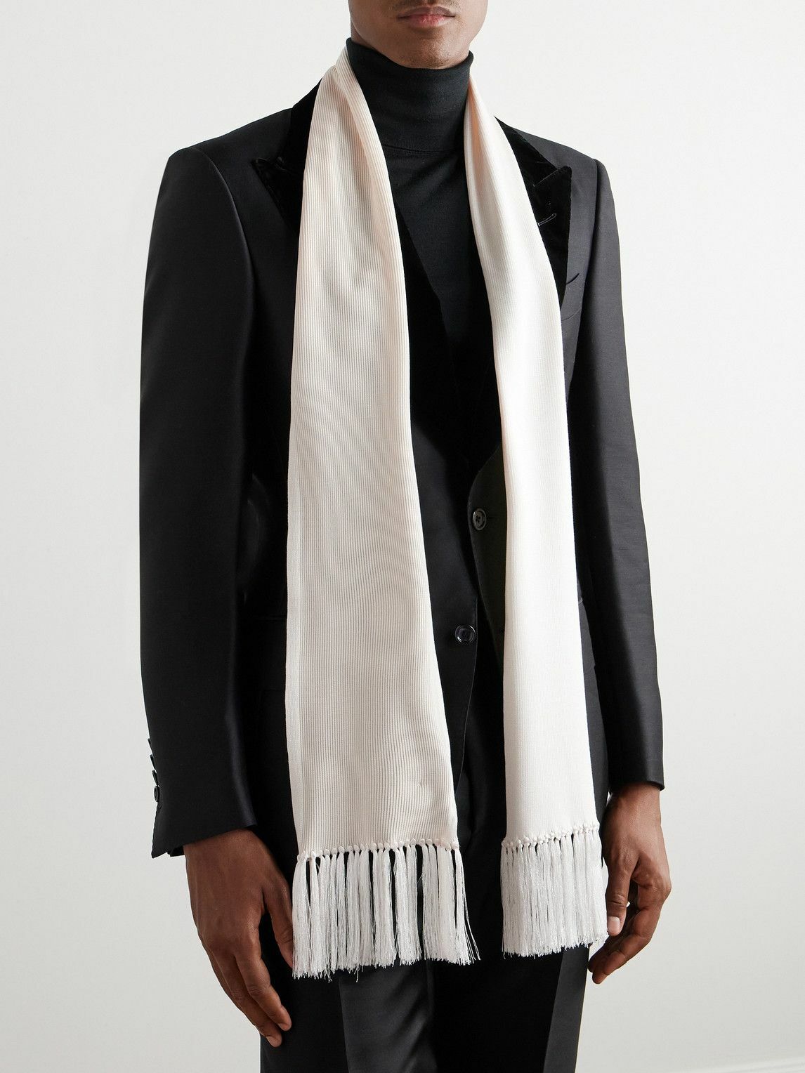 TOM FORD シルクストール トムフォード ドット柄 シルク ストール