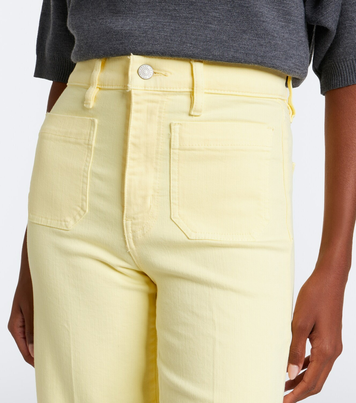 Frame Anchor cropped straight jeans