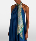 Zimmermann Floral silk scarf