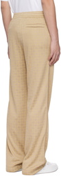 Givenchy Gold Shiny Monogram 72 Jacquard Sweatpants