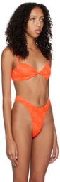 Balenciaga Orange Minimal Bra