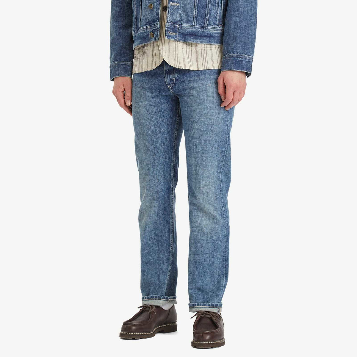 Paul Smith Men's x Lee Custom Selvedge Denim 101 Jeans in Blue