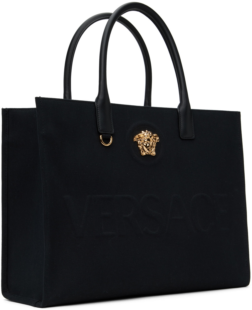 Versace Black La Medusa Tote Versace