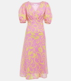 Velvet - Charlotte floral cotton midi dress