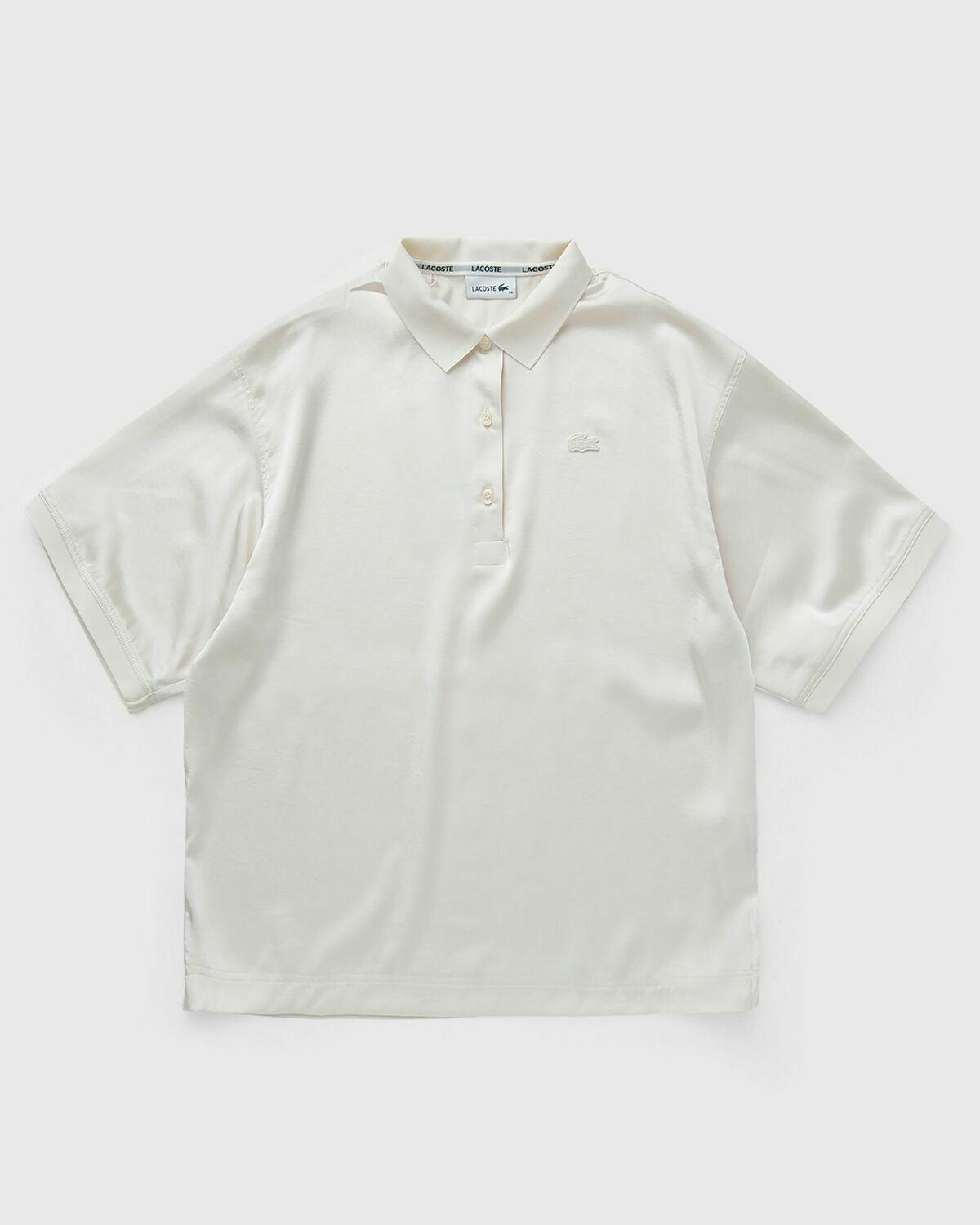 Lacoste CHEMISE MANCHES COURTES Beige Womens Shortsleefe
