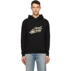 Saint Laurent Black 50s Signature Hoodie